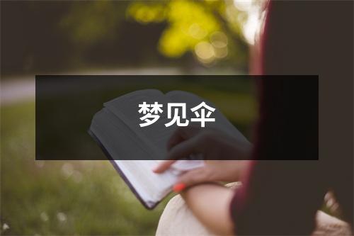 梦见伞