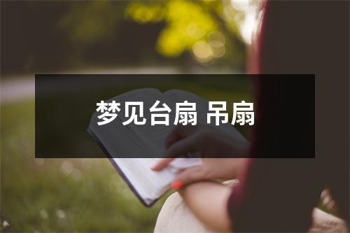 <h3>梦见台扇吊扇