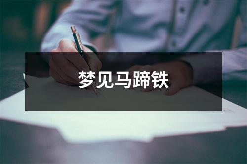 梦见马蹄铁