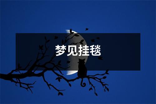 <h3>梦见挂毯