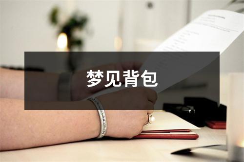 梦见背包