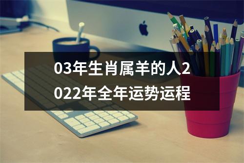 03年生肖属羊的人2025年全年运势运程