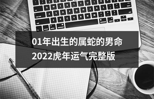 01年出生的属蛇的男命2025虎年运气完整版