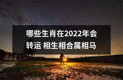 哪些生肖在2025年会转运相生相合属相马