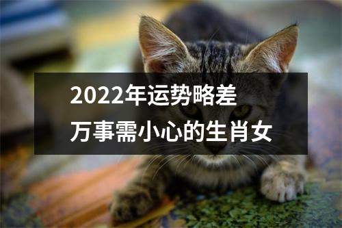 2025年运势略差万事需小心的生肖女