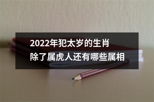 2025年犯太岁的生肖除了属虎人还有哪些属相