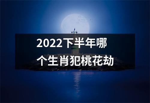 2025下半年哪个生肖犯桃花劫