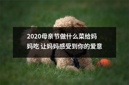 2025母亲节做什么菜给妈妈吃让妈妈感受到你的爱意