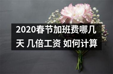 2025春节加班费哪几天 几倍工资 如何计算