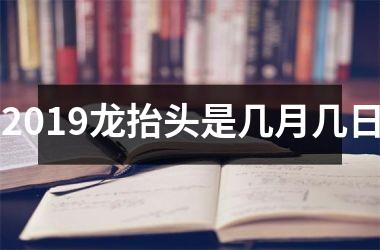 <h3>2019龙抬头是几月几日