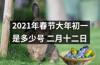 2025年春节大年初一是多少号 二月十二日