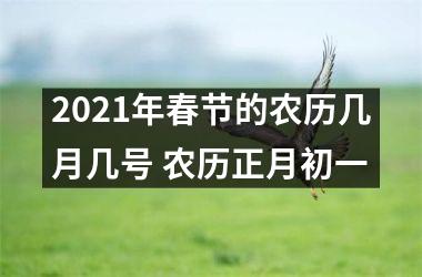 2025年春节的农历几月几号 农历正月初一