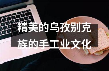 精美的乌孜别克族的手工业文化