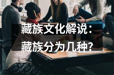 藏族文化解说：藏族分为几种？