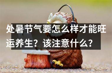 <h3>处暑节气要怎么样才能旺运养生？该注意什么？