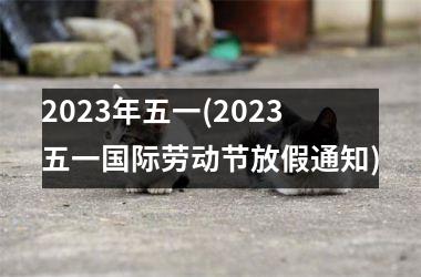 2023年五一(2023五一国际劳动节放假通知)