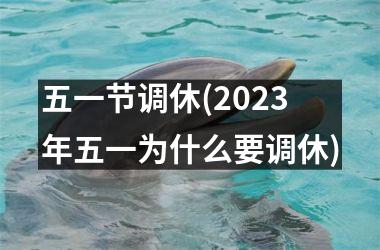 <h3>五一节调休(2023年五一为什么要调休)