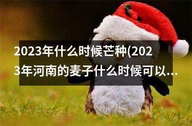 <h3>2025年什么时候芒种(2025年河南的麦子什么时候可以收)