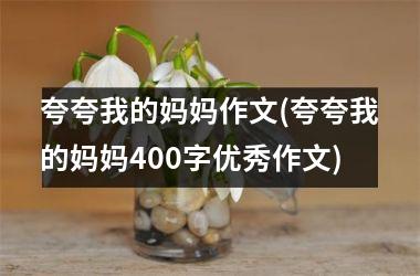 夸夸我的妈妈作文(夸夸我的妈妈400字优秀作文)