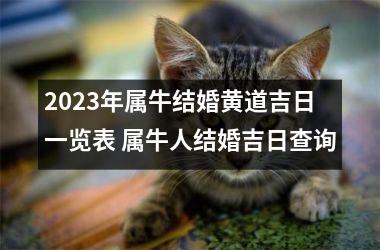 <h3>2025年属牛结婚黄道吉日一览表 属牛人结婚吉日查询