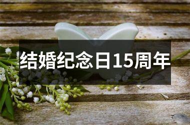 <h3>结婚纪念日15周年