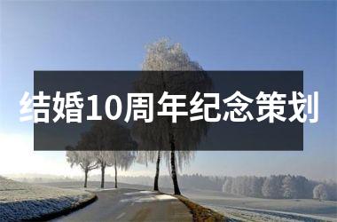 <h3>结婚10周年纪念策划