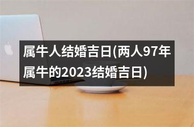 <h3>属牛人结婚吉日(两人97年属牛的2025结婚吉日)