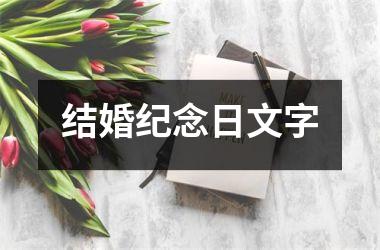 <h3>结婚纪念日文字