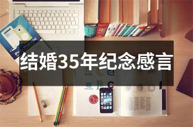 <h3>结婚35年纪念感言