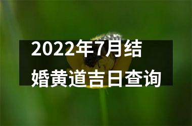 <h3>2022年7月结婚黄道吉日查询