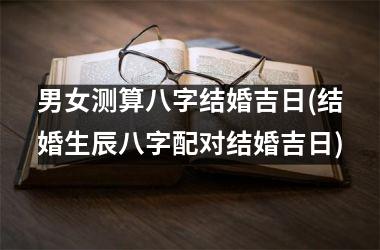 男女测算八字结婚吉日(结婚生辰八字配对结婚吉日)