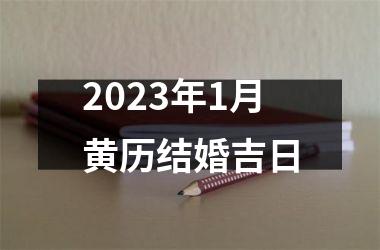<h3>2023年1月黄历结婚吉日