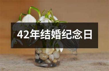 42年结婚纪念日