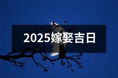 2025嫁娶吉日