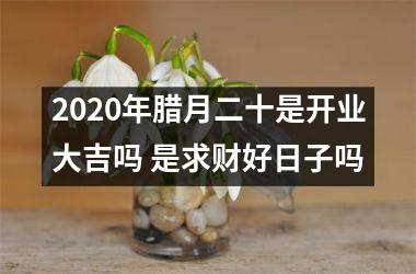 <h3>2025年腊月二十是开业大吉吗 是求财好日子吗