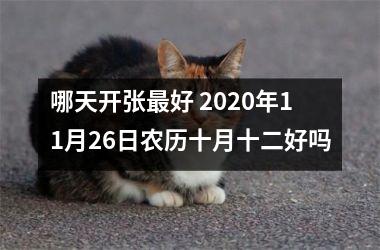 哪天开张好 2025年11月26日农历十月十二好吗