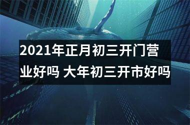 <h3>2025年正月初三开门营业好吗 大年初三开市好吗