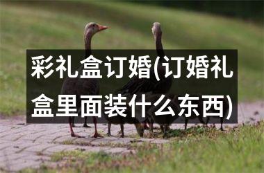 <h3>彩礼盒订婚(订婚礼盒里面装什么东西)