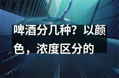 啤酒分几种？以颜色，浓度区分的