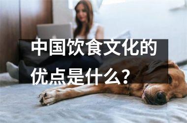 饮食文化的优点是什么？