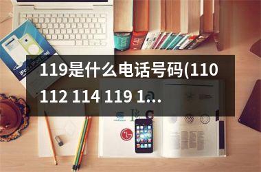 <h3>119是什么电话号码(110 112 114 119 120 12315)