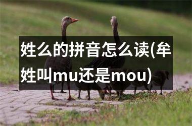 <h3>姓么的拼音怎么读(牟姓叫mu还是mou)