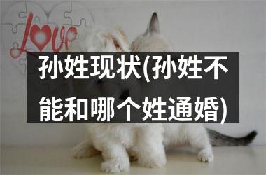 孙姓现状(孙姓不能和哪个姓通婚)