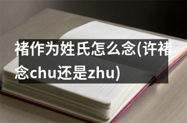 <h3>褚作为姓氏怎么念(许褚念chu还是zhu)