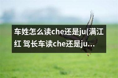 <h3>车姓怎么读che还是ju(满江红 驾长车读che还是ju)