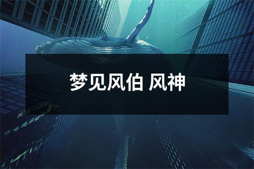 <h3>梦见风伯风神