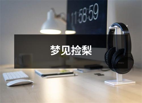 <h3>梦见捡梨