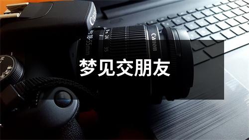<h3>梦见交朋友