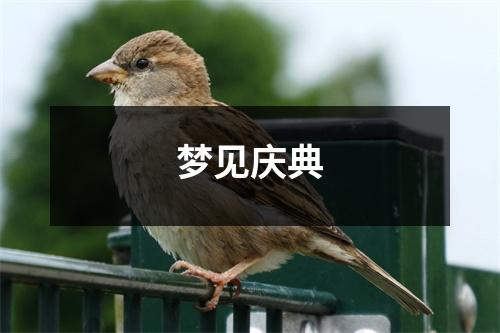 梦见庆典