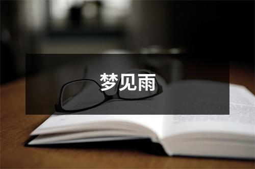 <h3>梦见雨